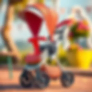 Comfortable stroller design for toddlers