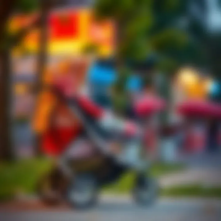 Easy-to-use stroller for parents