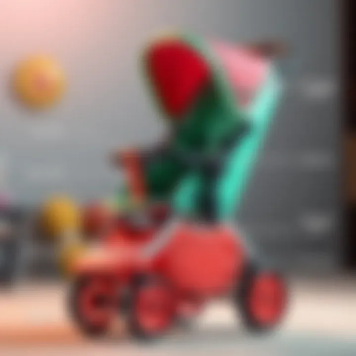 Safety features of a child stroller