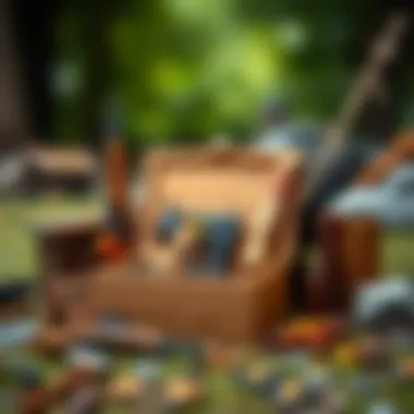 Diverse range of wooden weapon boxes for various age groups