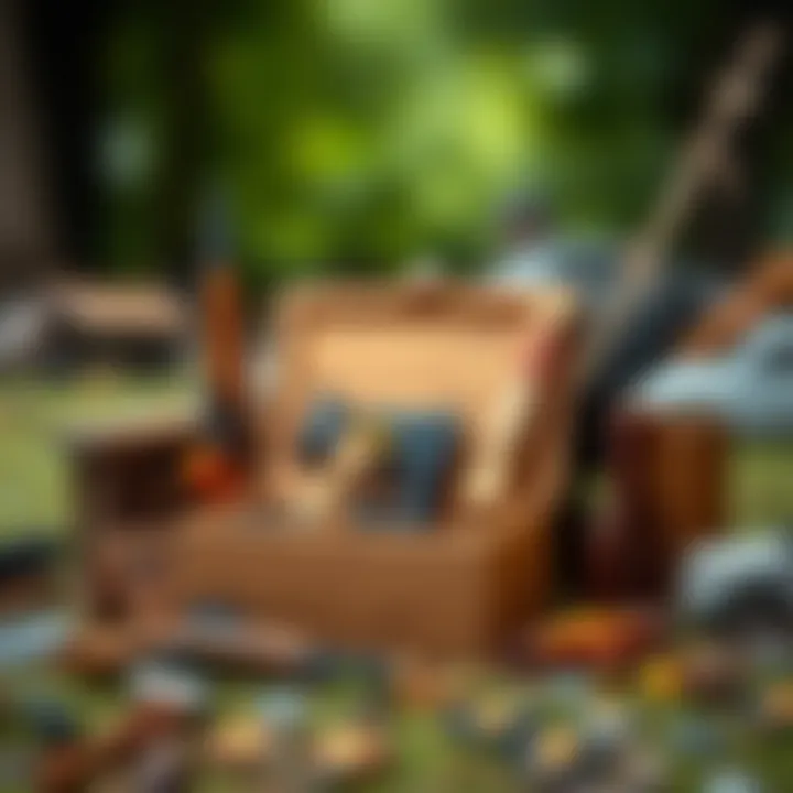 Diverse range of wooden weapon boxes for various age groups