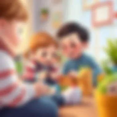 Children engaged in play therapy using AkeDo 2'li toys