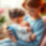 Strengthening the Mother-Infant Bond A nurturing mother cradling her newborn, symbolizing the bond between them.