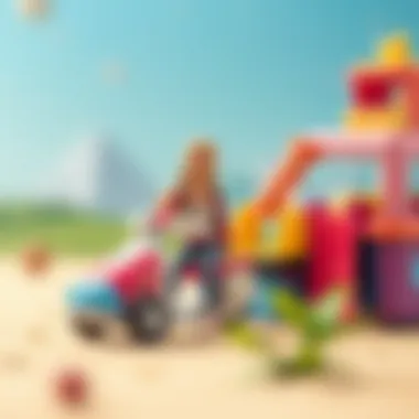 Barbie travel set enhancing cognitive skills