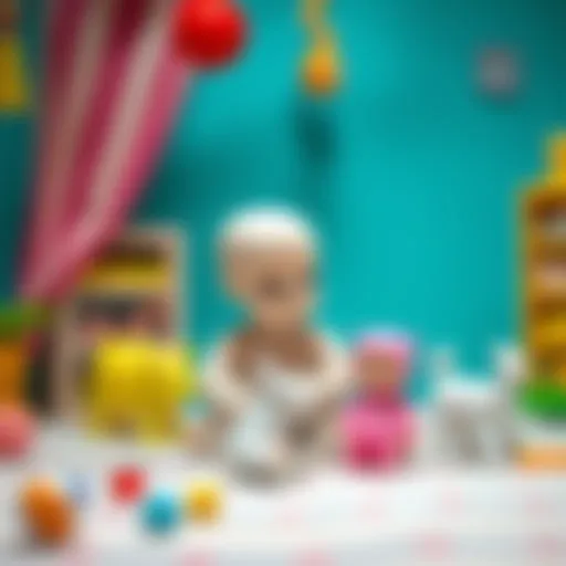 Adorable baby mannequin in a playful setting, inspiring creativity