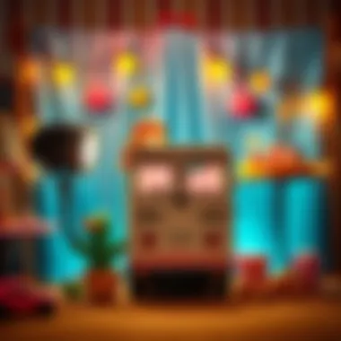 Unique photo booth backdrop with playful themes