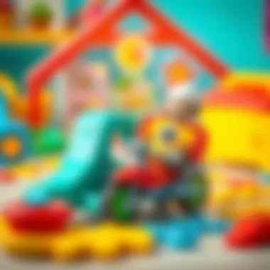 Interactive playsets fostering motor skills