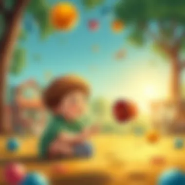 Children and Yoyo Playtime Child engaging with a yoyo during playtime