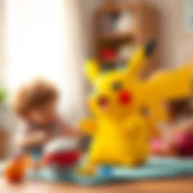 Children Engaging in Play Therapy Children engaging in play therapy with Happy Pikachu