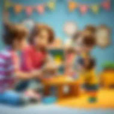 Therapist using story cards in a playful therapeutic setting