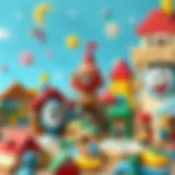 Colorful Clementoni puzzles displaying a variety of themes.