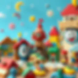 Colorful Clementoni puzzles displaying a variety of themes.