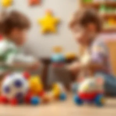 Creative playtime with musical toys promoting development