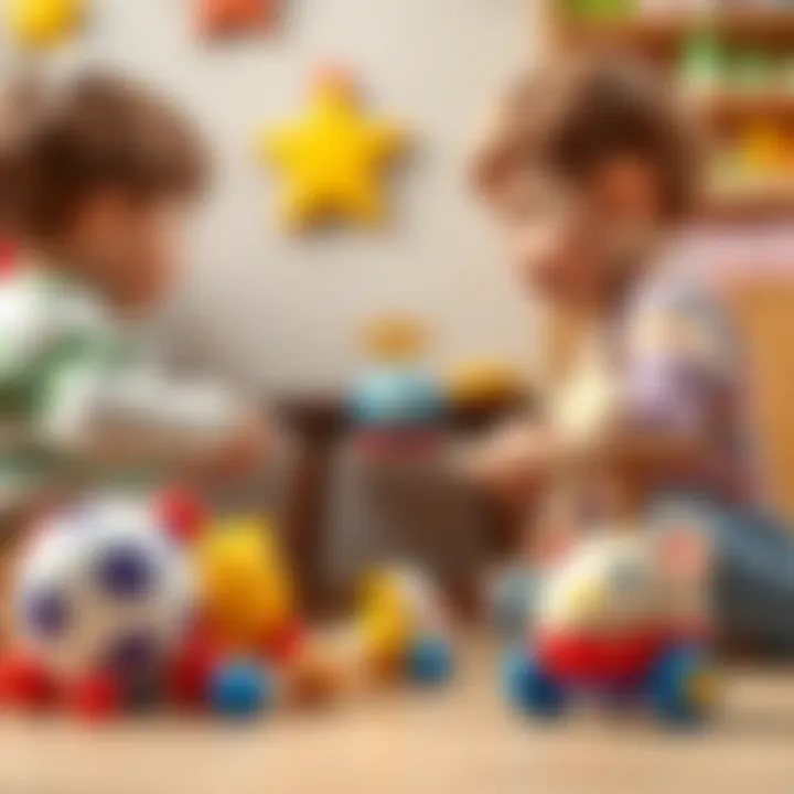 Creative playtime with musical toys promoting development