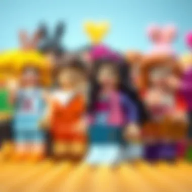 An array of Lego Friends characters, each representing unique personalities and stories.