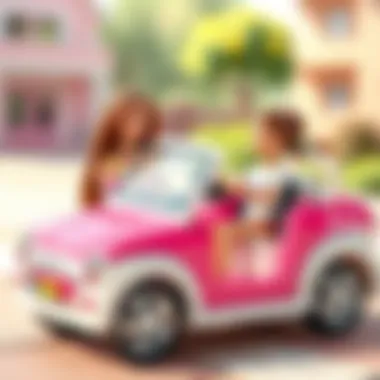 Educational benefits of playtime with Barbie Extra Car.