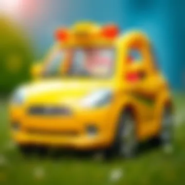 Educational benefits of using the yellow electric car