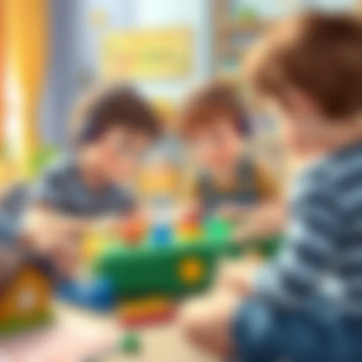 Educational Games for Five-Year-Olds Children engaged in an educational game