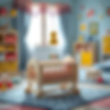 Educational toy cradles promoting imaginative play