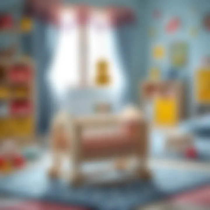 Educational toy cradles promoting imaginative play