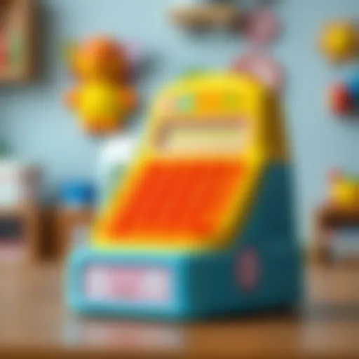 Engaging interactive cash register toy