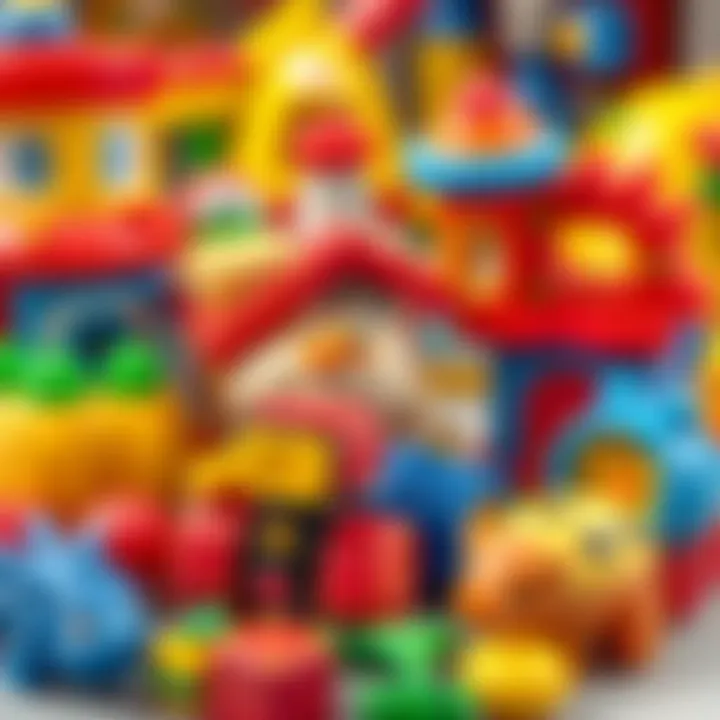 Colorful educational toys designed for boys