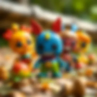 A vibrant depiction of Fall Guys characters showcasing their unique designs and colors