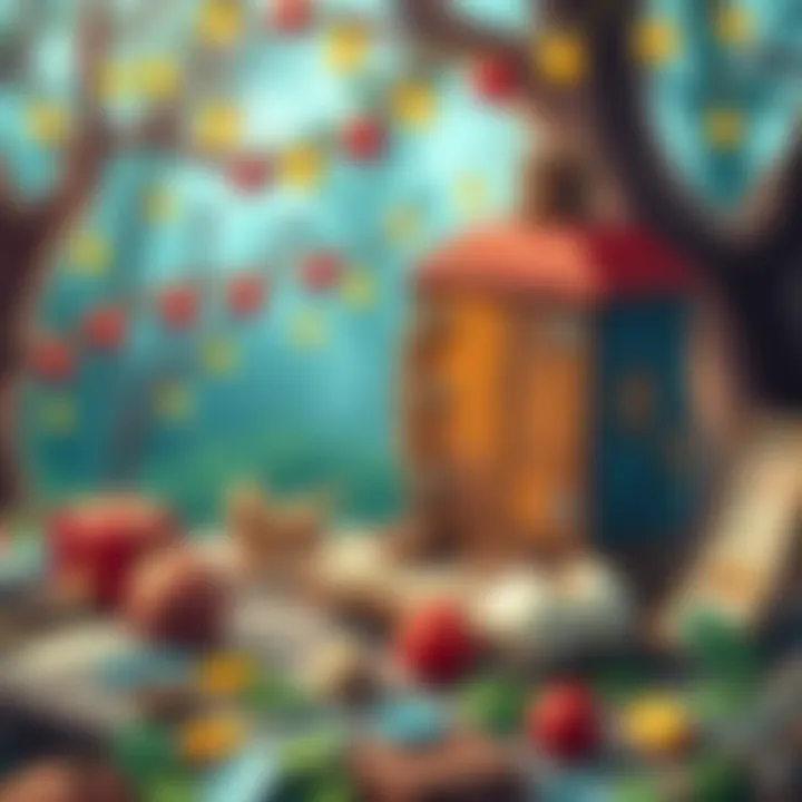 Creative clues for the treasure hunt activity