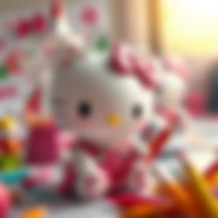 Creative expression through Hello Kitty coloring