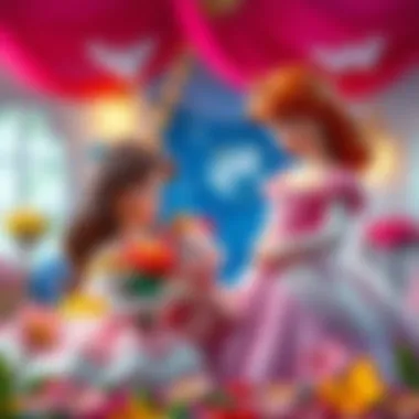 A captivating image reflecting the impact of Disney princess films on child development