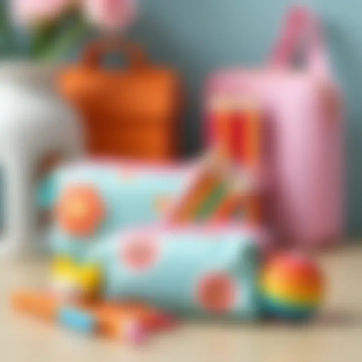 Variety of pencil case designs for young girls