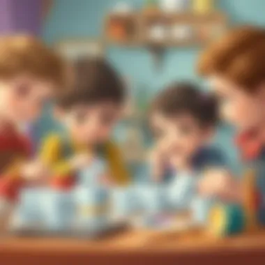 Children engaged in a cup-making activity, expressing their artistic skills