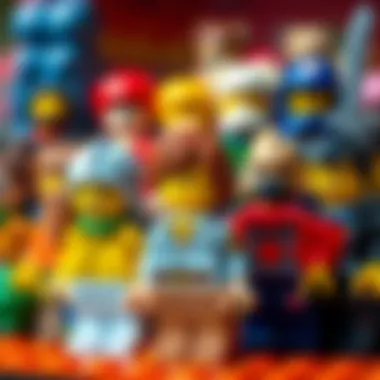 Lego minifigures representing diverse characters