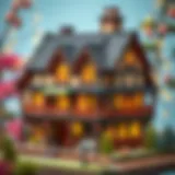 A stunning miniature house showcasing intricate details and craftsmanship.