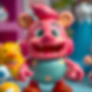 A close-up of a popular Mixies toy model, highlighting its unique features