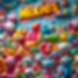 An enchanting display of Mixies toys showcasing vibrant colors and imaginative designs