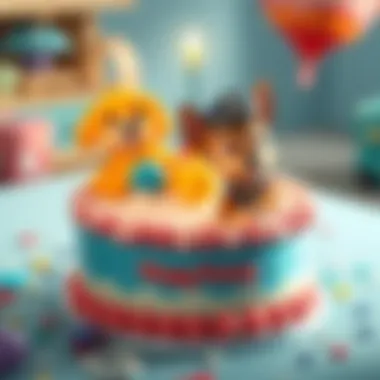 Creative Paw Patrol cake design