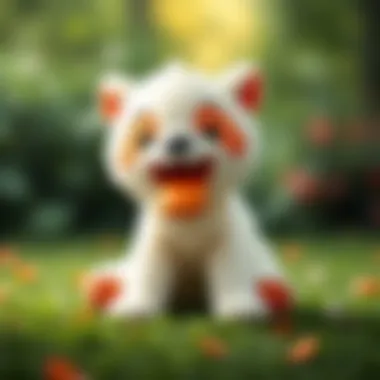 An artistic design sketch of a custom plush toy