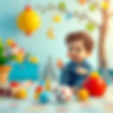 Creative expression in children's play activities