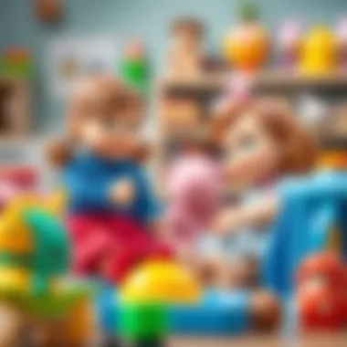 Educational benefits of toy dolls illustrated through interaction