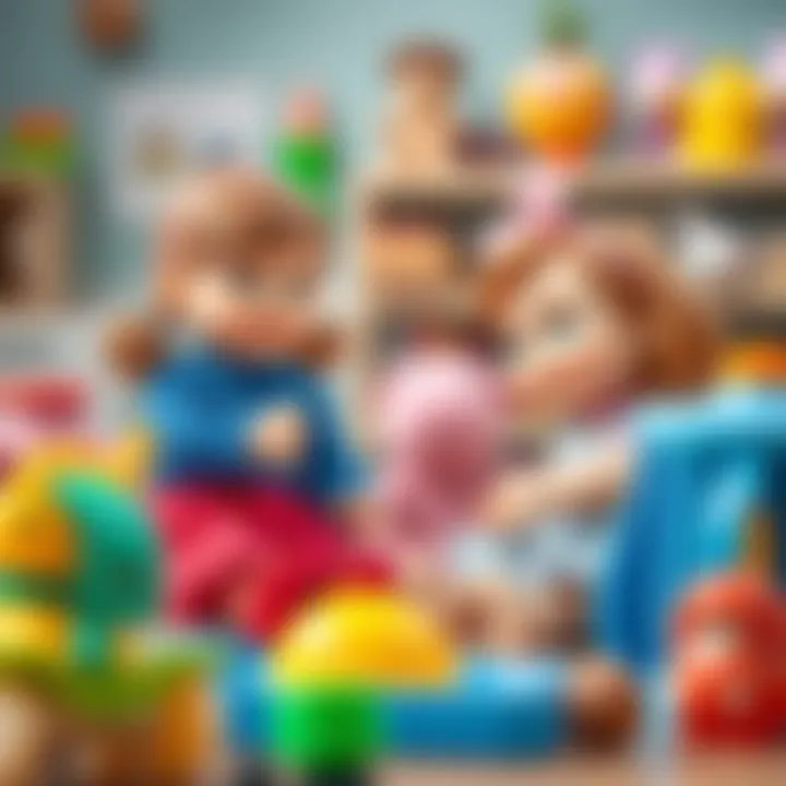 Educational benefits of toy dolls illustrated through interaction