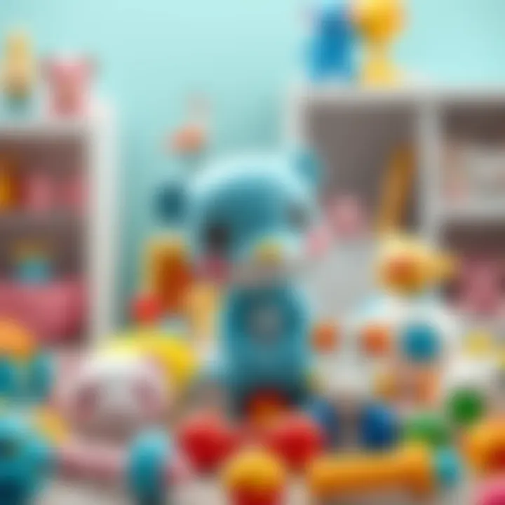 A collection of developmental toys suitable for infants with unique challenges