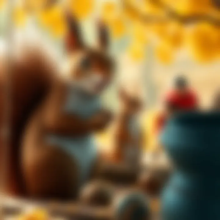 Historical Context of Squirrel Game Historical illustration of the squirrel game