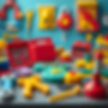 Diverse range of repair sets suitable for different age groups