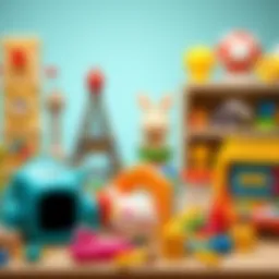 Diverse educational toys for children's development