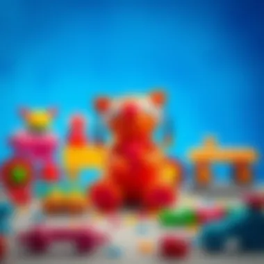 Psychological impact of colors in children's toys and play