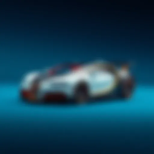 Remote-controlled Bugatti showcasing advanced design