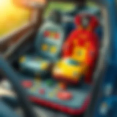 A collection of various car rugs designed for different age groups, highlighting diversity and choice.